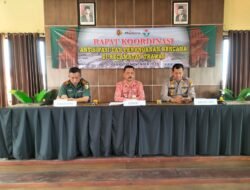 Antisipasi Bencana Alam, Koramil 0815/17 Trawas Bareng Forkopimcam Gelar Rakor