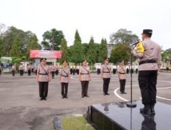 Kapolres Tebo AKBP I Wayan Arta Ariawan, S.H.,S.I.K.,M.H, lantik empat pejabat utama Polres Tebo
