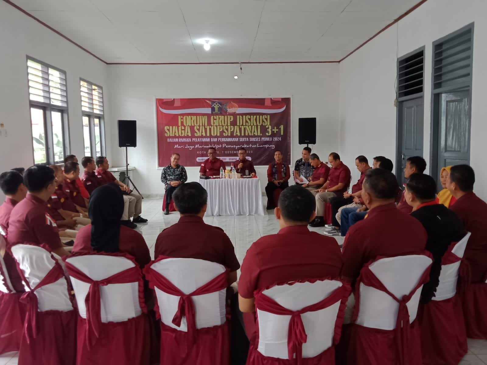 Lapas Kotaagung Menjadi Tuan Rumah FGD Kadivpas dan Kepala UPT Pemasyarakatan se-Lampung