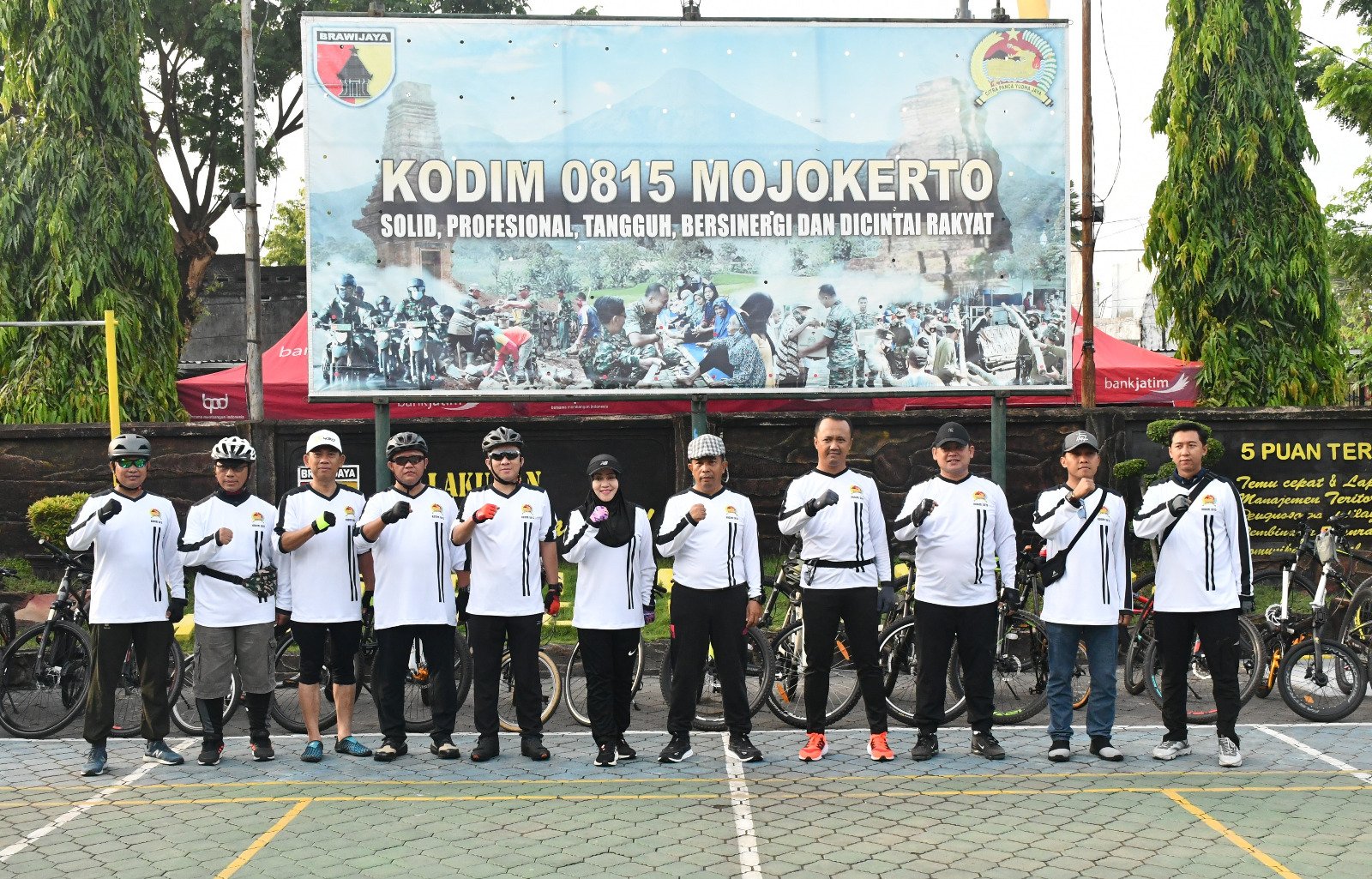 Peringati Hari Jadi Ke-74 Kodim 0815/Mojokerto Gelar Gowes & Seminar Parenting