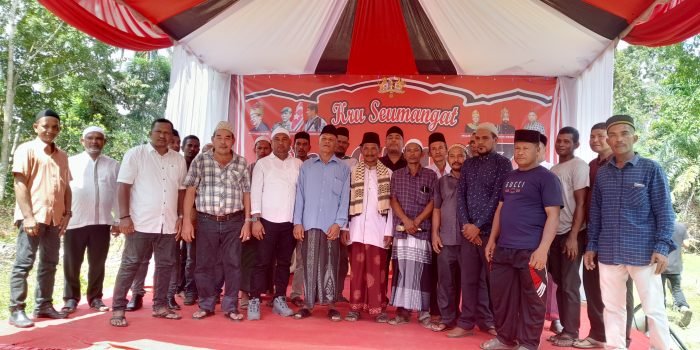 Antusias warga Masyarakat Khususnya Banda Alam Padati Lapangan Bola Voli Uram Jalan, Memperingati Milad GAM Ke 47