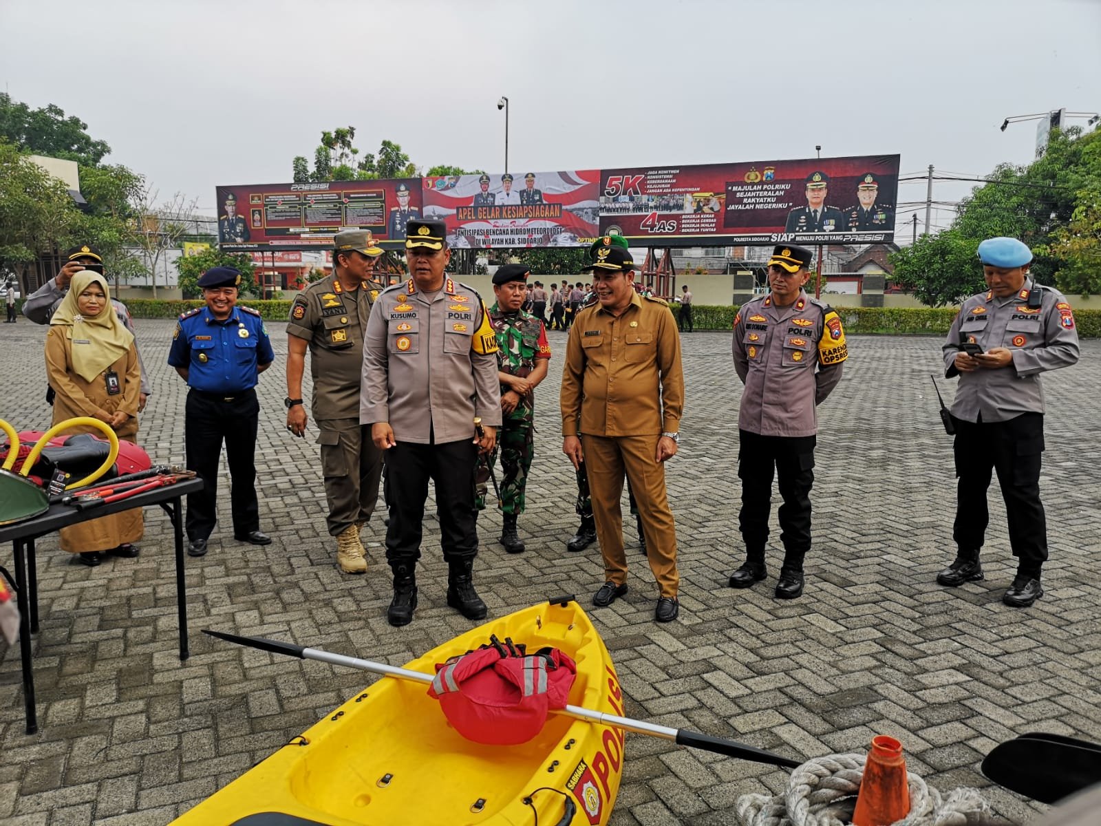 Waspada Curah Hujan Tinggi, Wabup Subandi Pimpin Apel Siaga Antisipasi Bencana Hidrometeorologi