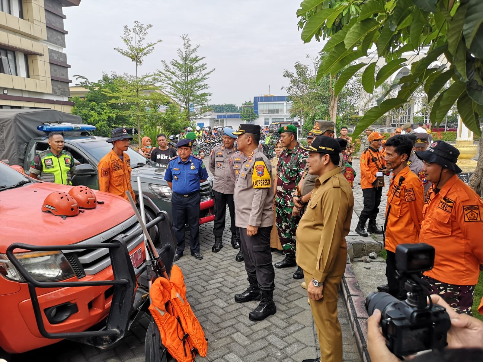 Waspada Curah Hujan Tinggi, Wabup Subandi Pimpin Apel Siaga Antisipasi Bencana Hidrometeorologi