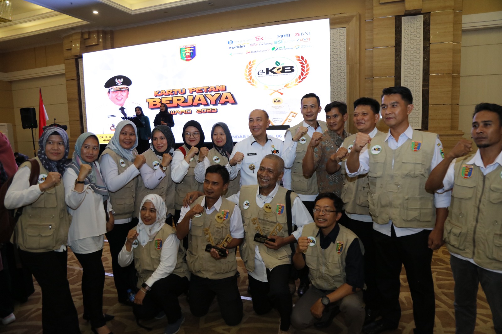 Kabupaten Tanggamus Memperoleh Tujuh Penghargaan Kartu Petani Berjaya (KPB) Award 2023 Dari Pemerintah Provinsi Lampung