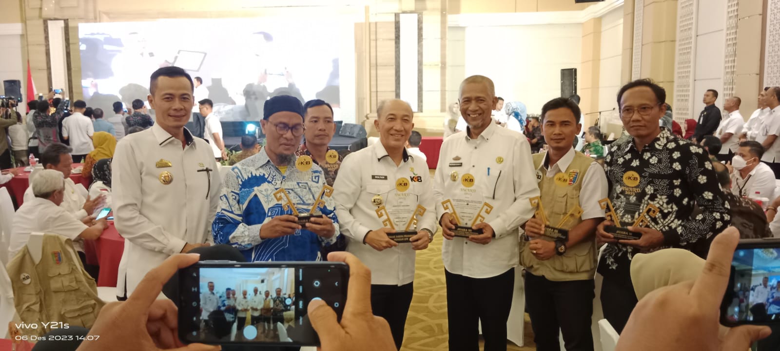 Kabupaten Tanggamus Memperoleh Tujuh Penghargaan Kartu Petani Berjaya (KPB) Award 2023 Dari Pemerintah Provinsi Lampung