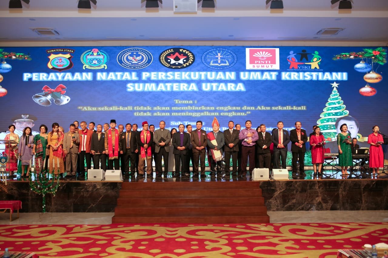 Perayaan Natal Persekutuan Umat Kristiani Sumut 2023 Dihadiri Deputi Kemenko PMK