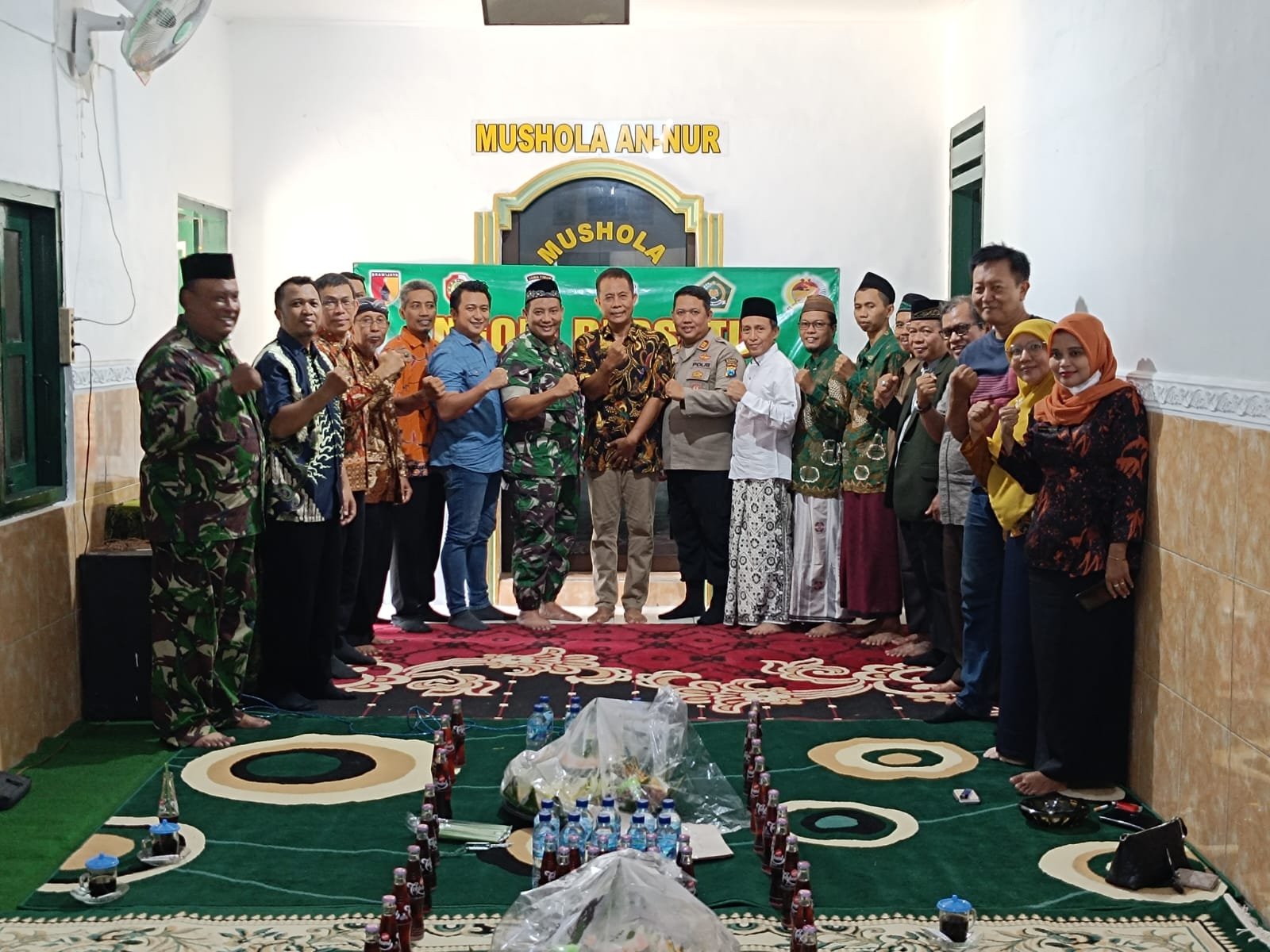 Ngopi Bersatu Koramil Mojosari Sarana Silahturahmi