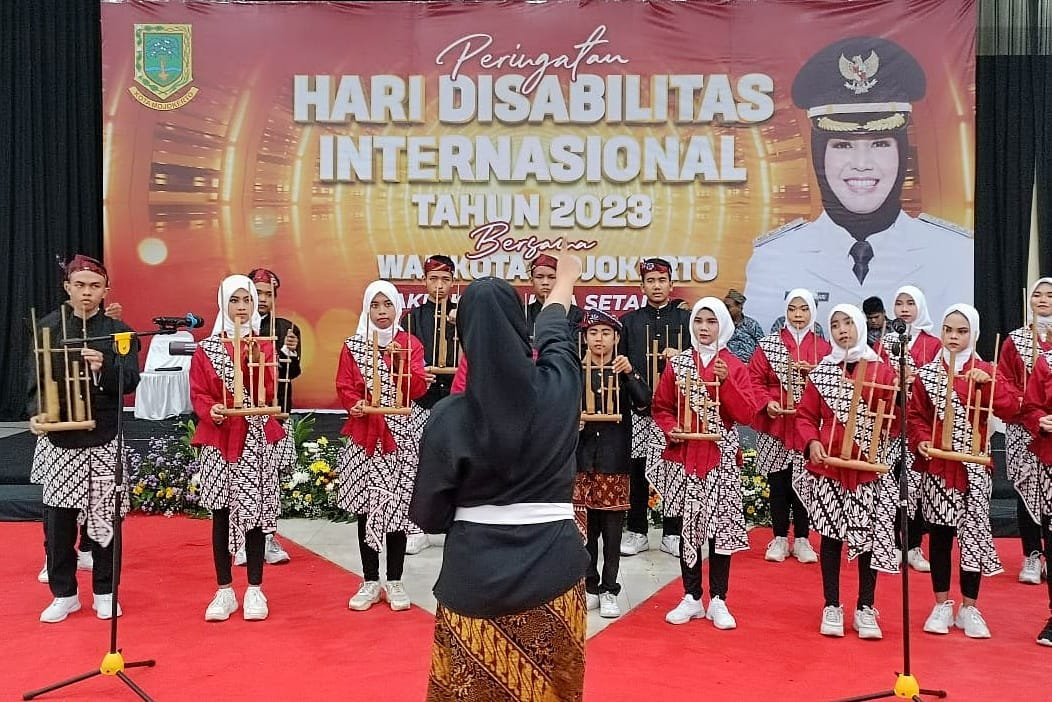 Peringatan Hari Disabilitas Internasional, Difabel Kota Mojokerto Unjuk Gigi Bagi