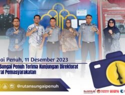 Rutan Sungai Penuh, Terima Kunjungan Direktorat Jenderal Pemasyarakatan