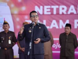 Pj Wali Kota Mojokerto Pimpin Apel Deklarasi Netralitas ASN Dalam Pemilu 2024