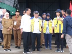 Presiden Jokowi Resmikan TPA Griya Mulyo Jabon