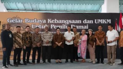 Kegiatan Gelar Budaya Kebangsaan dan UMKM yang diadakan di Sasana Sewaka Keraton Solo, Jumat (15/12/2023).