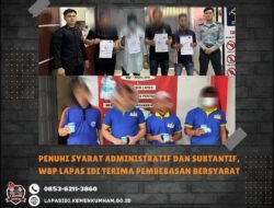 Penuhi Syarat Administratif dan Subtantif, 4 WBP Lapas Idi Terima Pembebasan Bersyarat