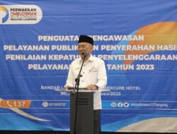 Refleksi Akhir Tahun, Ombudsman Lampung Adakan Penguatan Pelayanan Publik dan Expose Hasil Kepatuhan Pelayanan Publik di Provinsi Lampung