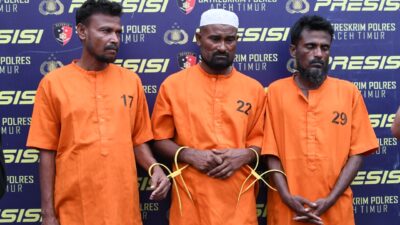 Polres Aceh Timur Tetapkan Warga Rohingya Menjadi Tersangka Penyelundupan Manusia