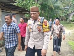 Bantuan Kemanusiaan Polsek Pantee Bidari Polres Aceh Timur Untuk Warganya