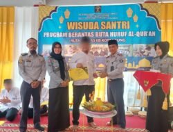 Berantas Buta Huruf AL-QURAN, Rutan KOTA AGUNG Wisuda 56 Santri