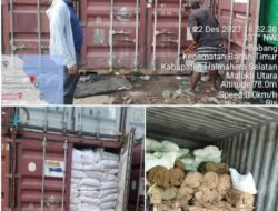 16 Ton Sianida Di UPPL Kls ll Babang Milik Nicho Anggai Bakal Sebarkan Di Tambang Emas Ilegal Di Halsel.