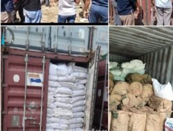 Gerak Cepat Polres Halsel Resmi Policlaine Satu Kontainer Sianidan16 Ton Di UPPL Kls ll Babang