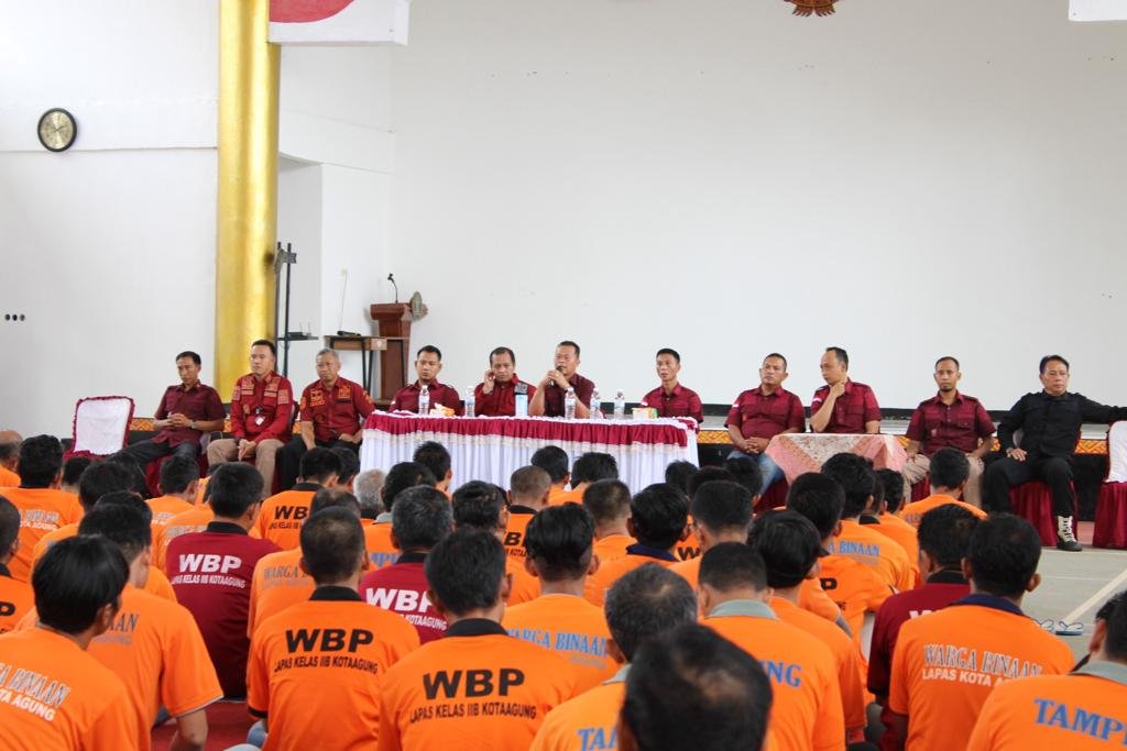 Kalapas Kotaagung Ajak Warga Binaan Doa Bersama Dan Refleksi Akhir Tahun 2023