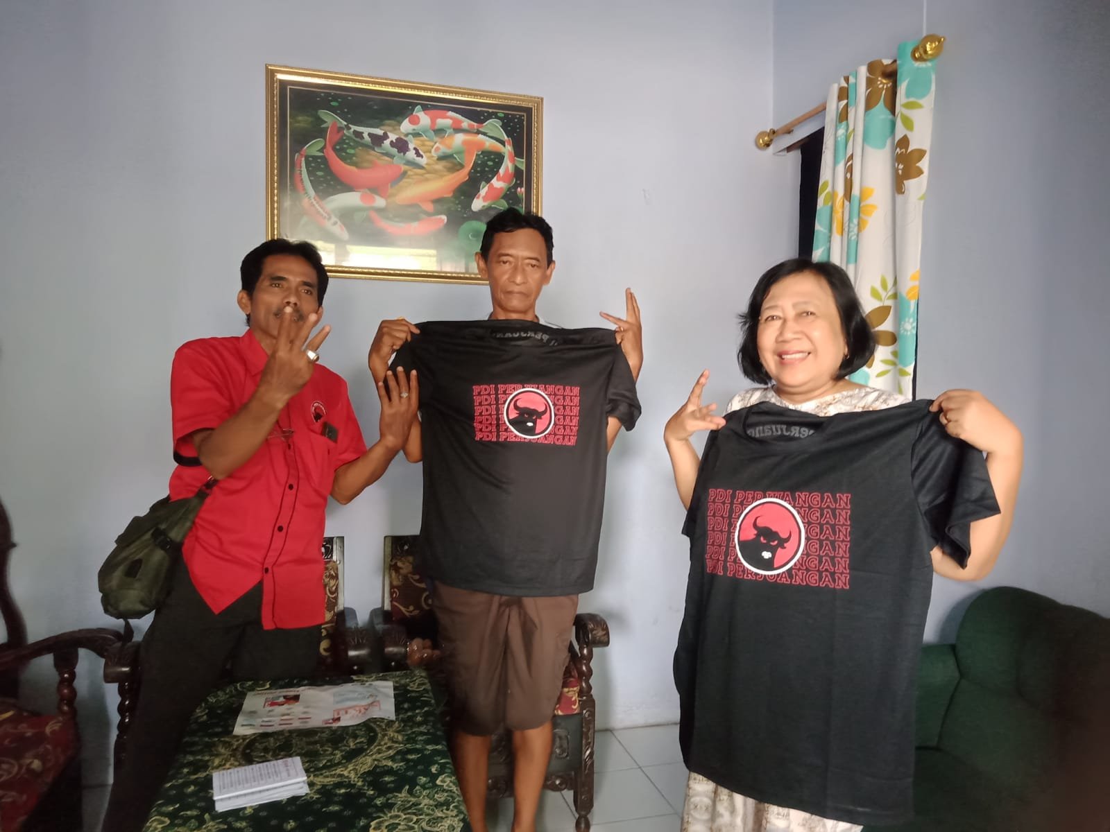 Dwidjo Kretarto, Caleg PDIP DPRD Kabupaten Mojokerto Dapil III Turun ke Lapangan