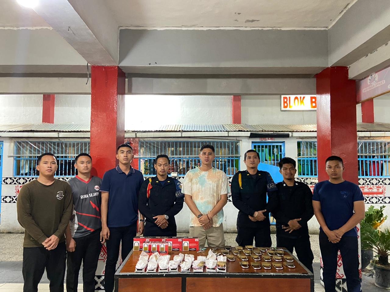 Karutan Kota Agung Cek Teralis Dan Rolling Gembok Kamar Hunian WBP