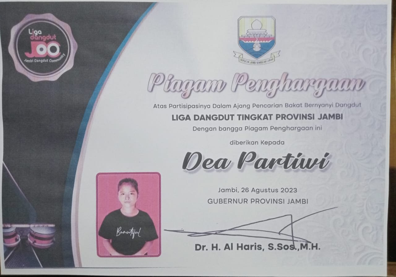 Penyanyi Cilik Asal Kabupaten Batanghari, Siap Ikuti Lombah Pestival Lagu Dangdut Di Sumbar