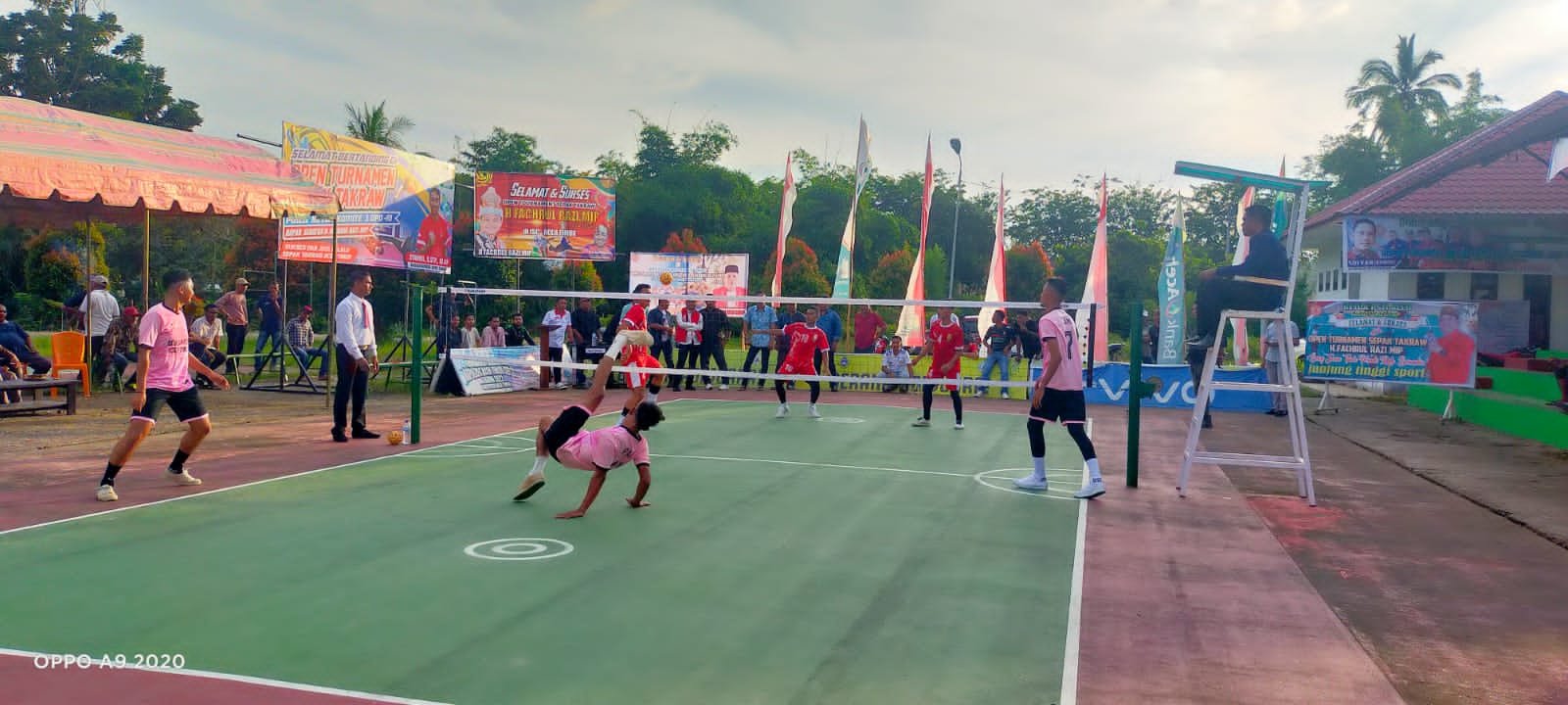 Turnament Sepak Takraw Komite 1 DPR RI Senator H. Fachrul Razi MIP Digelar di Aceh Timur dengan Meriah