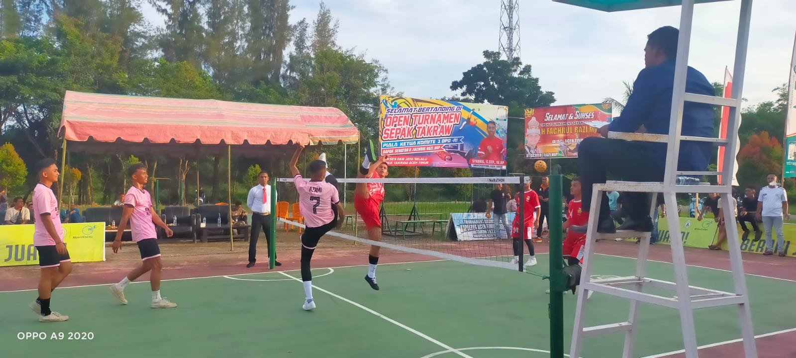 Turnament Sepak Takraw Komite 1 DPR RI Senator H. Fachrul Razi MIP Digelar di Aceh Timur dengan Meriah