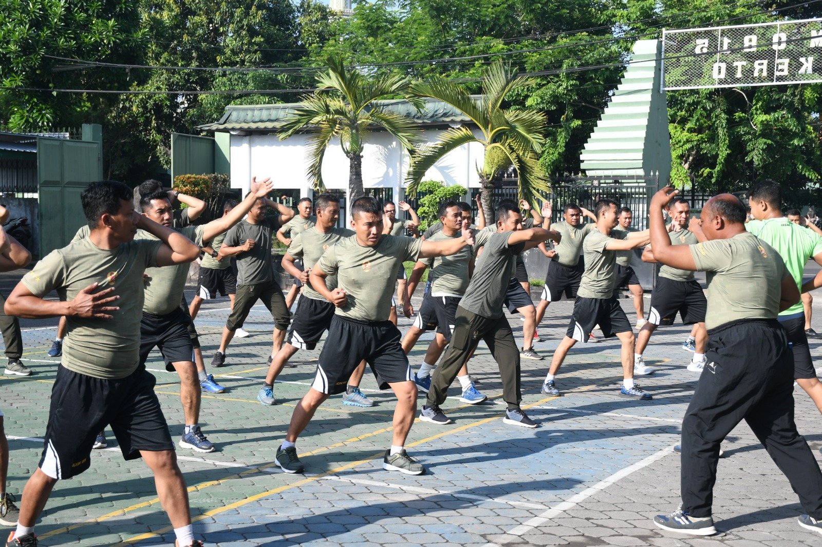 Latihan Bela Diri Taktis, Tingkatkan Kemampuan Prajurit Kodim 0815/Mojokerto