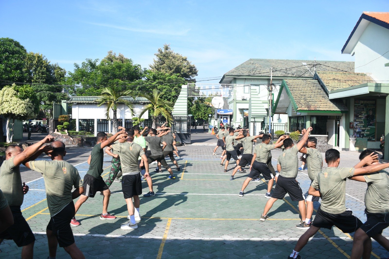 Latihan Bela Diri Taktis, Tingkatkan Kemampuan Prajurit Kodim 0815/Mojokerto