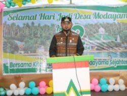 Bupati Halmahera Selatan Basam Kasuba Hadiri HUT Desa Modayama Yang Ke- 62