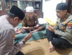 Memperkokoh Kerukunan dengan Tokoh Agama, Kapolsek Dlanggu Sowan Ulama Umaro