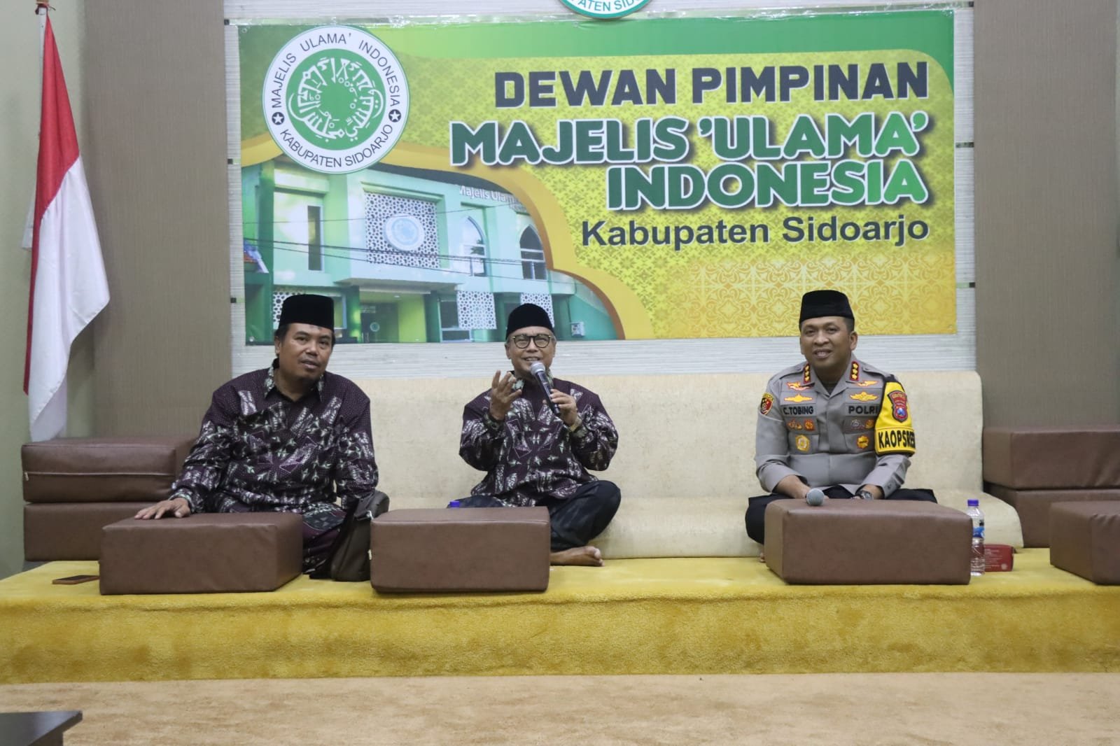 Cooling System Mendekati Pemilu 2024, Kapolresta Sidoarjo Kunjungi MUI