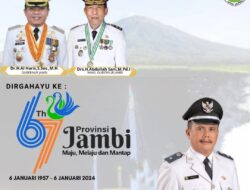 Kepala Desa Bukit Baling Mengucapkan Dirgahayu Ke-67 Tahun Provinsi Jambi