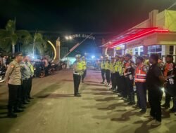 Kasat Lantas Bersama Personil TNI Dan Dinas Perhubungan Rajia Gabungan Dengan Sasaran Knalpot Barong