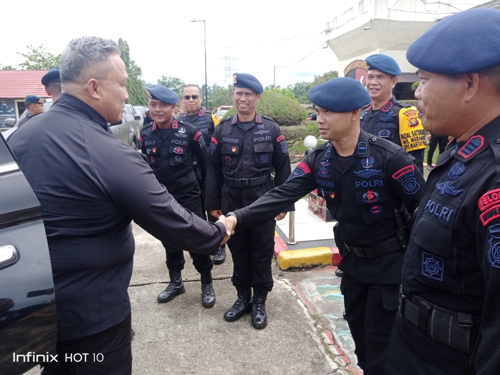 Sebelum Kunker Ke Kerinci Wakapolda Jambi Didampingi Dansat Brimobda Jambi Kunjungi Mako Batalyon B Pelopor Brimobda Jambi