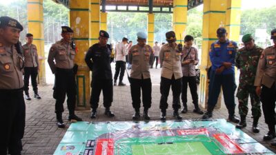 Polres Sumenep Terjunkan 223 Personel Pengamanan Laga Liga 3 Kapal Api PSSI Jatim