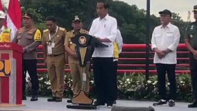 Presiden Jokowi Resmikan Penggantian Jembatan Callender Hamilton Cisadane A dan B