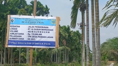 Gunakan Dana Desa, Kondisi Jalan Pertanian Semakin Memprihatinkan, Ketua Umum Dewan Pimpinan Pusat LSM IKBJM Akan Lapor ke APH