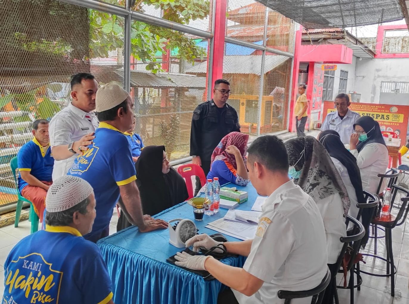 Kerjasama Dengan Puskesmas Idi Rayeuk, Lapas Idi Laksanakan Layanan Pemeriksaan Kesehatan Bagi Warga Binaan