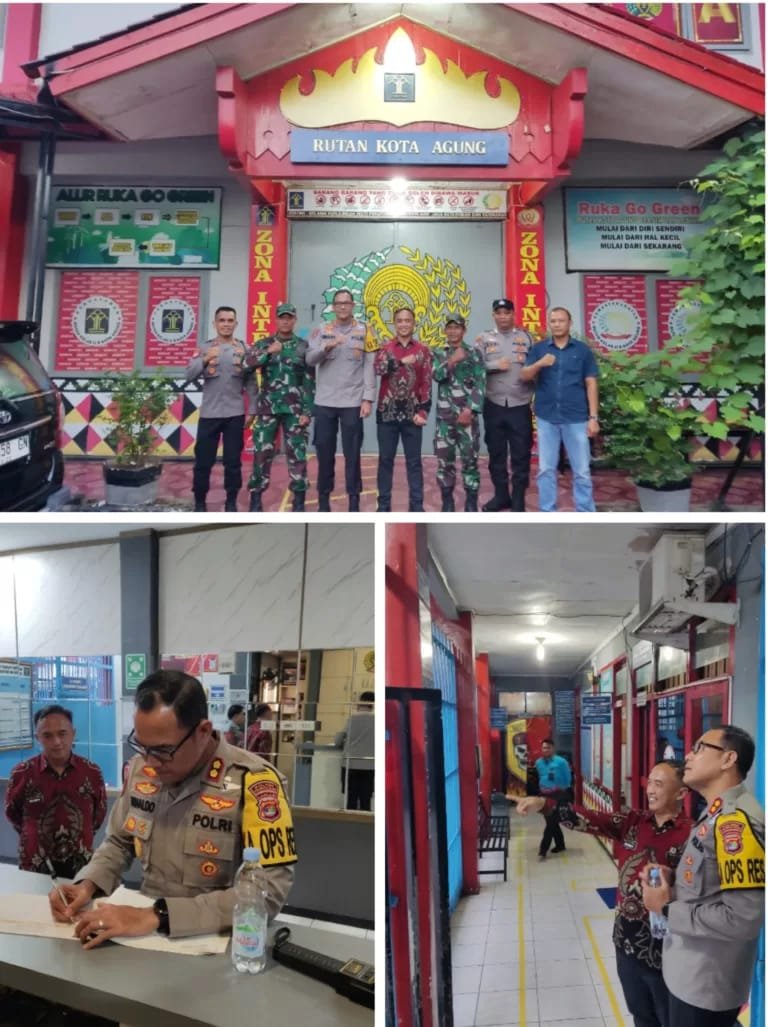 Kapolres Tanggamus Cek Kesiapan Rutan Kota Agung Menjelang Pemilu