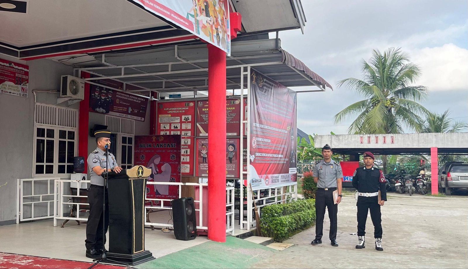 Perkuat Tugas dan Fungsi, Lapas Kelas IIB Idi Rayeuk Laksanakan Apel Bersama Seluruh Pegawai