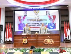 Serah Terima Jabatan Kapolres Aceh Timur Oleh AKBP Nova Suryandaru, S.I.K