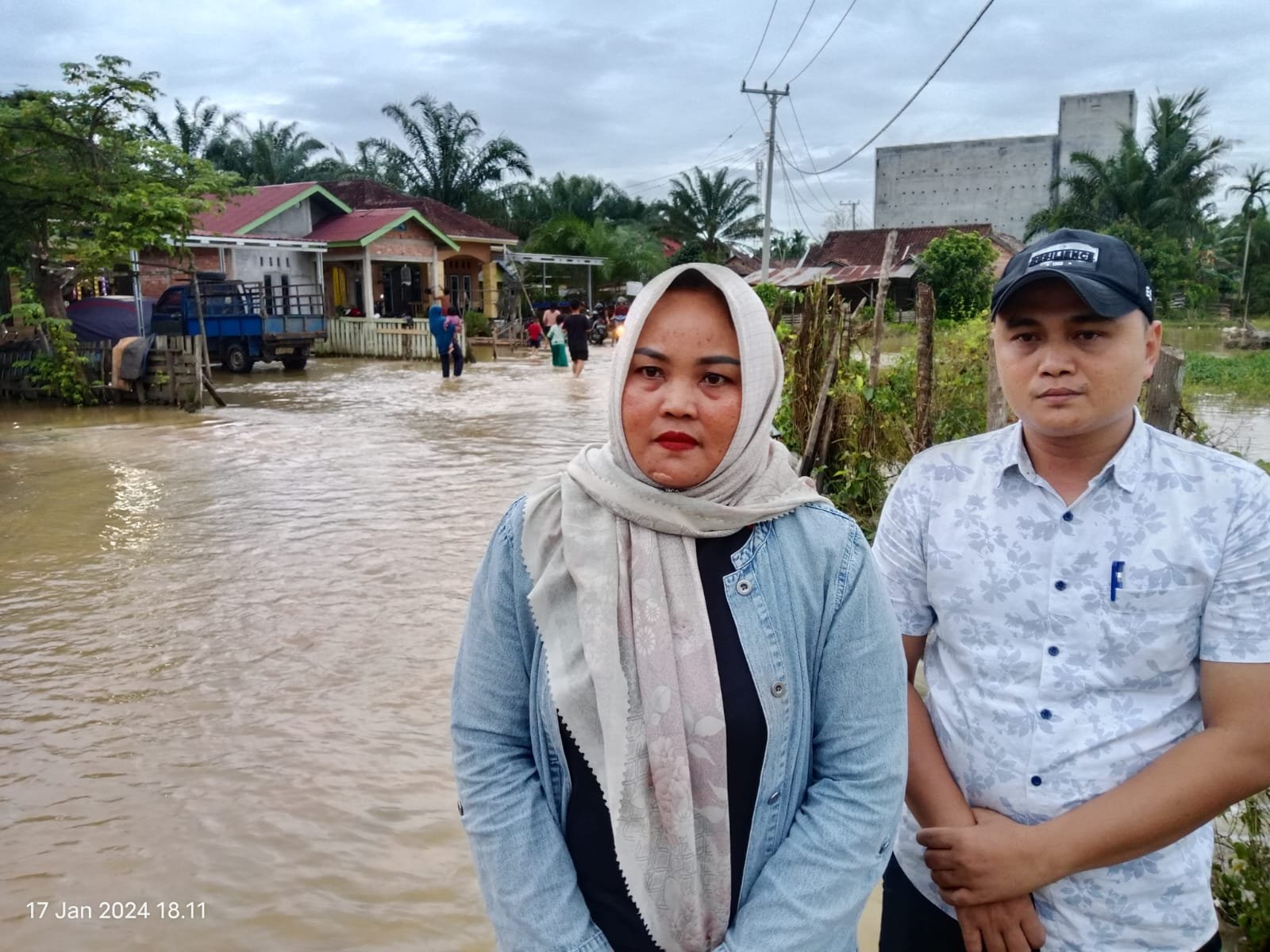 Lebih Kurang 376 Rumah Desa Pulah Kayu Aro Terendam Banjir Belum Mendapatkan Bantuan Dari Pemerintah