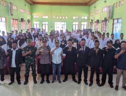 Hadiri Pelantikan PTPS Kecamatan Dlanggu, Kapolsek Dlanggu : Mari Jalin Komunikasi Demi Suksesnya Pemilu 2024