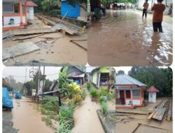 Di Guyur Hujan Seharian, Kondisi Desa Amasing Kali Mencekam