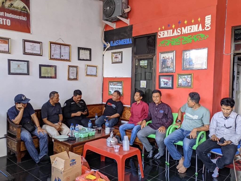 Kasi Humas Polres Mojokerto, Iptu Abdul Wahib Ngopi Bareng Media