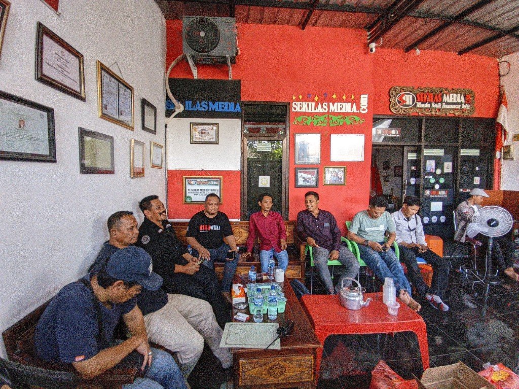 Kasi Humas Polres Mojokerto, Iptu Abdul Wahib Ngopi Bareng Media