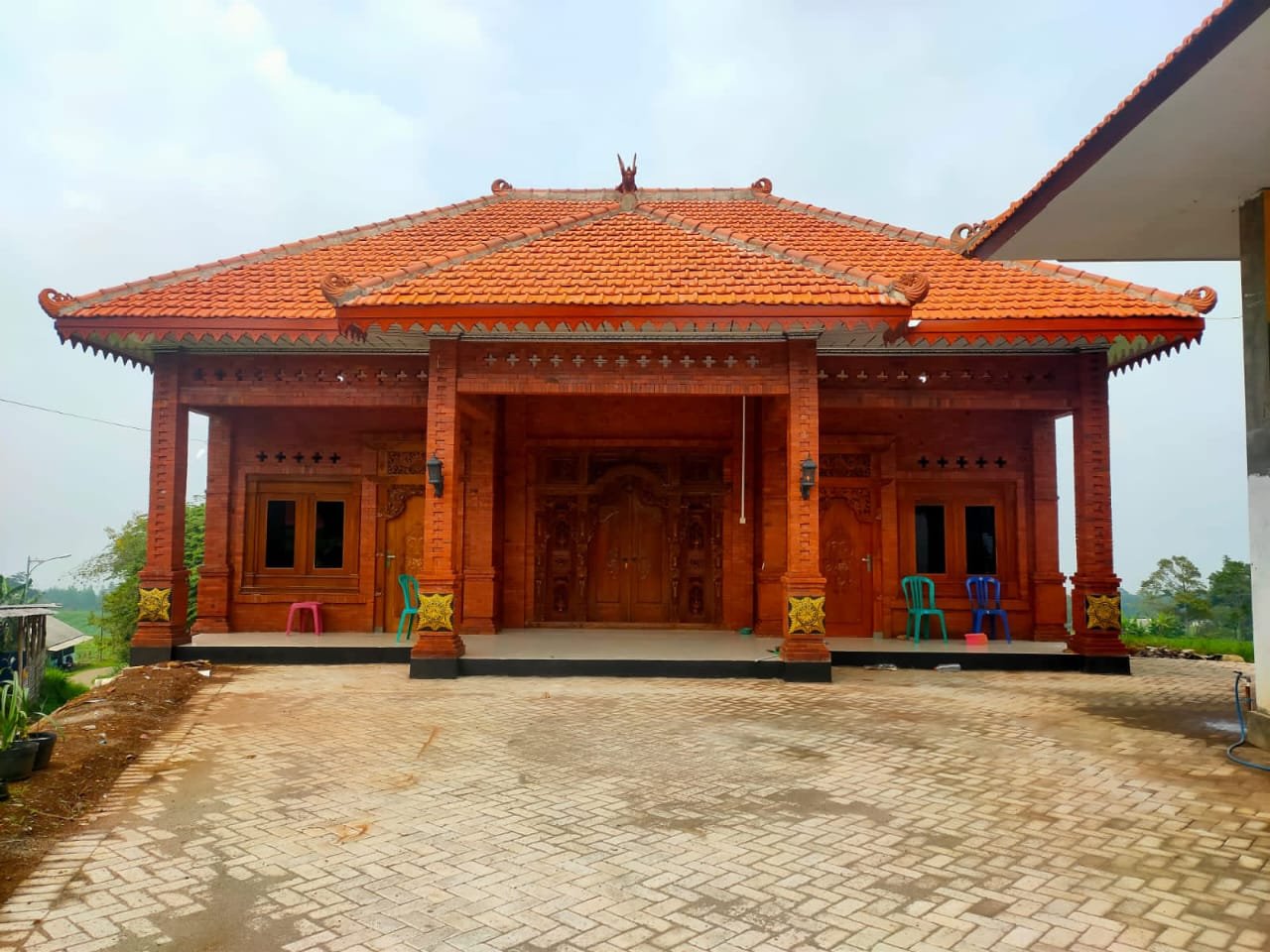 Kantor Pelayanan Pemdes Nogosari Bernuansa Majapahit